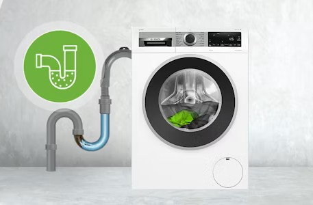 Wasmachine afvoer ontstopping